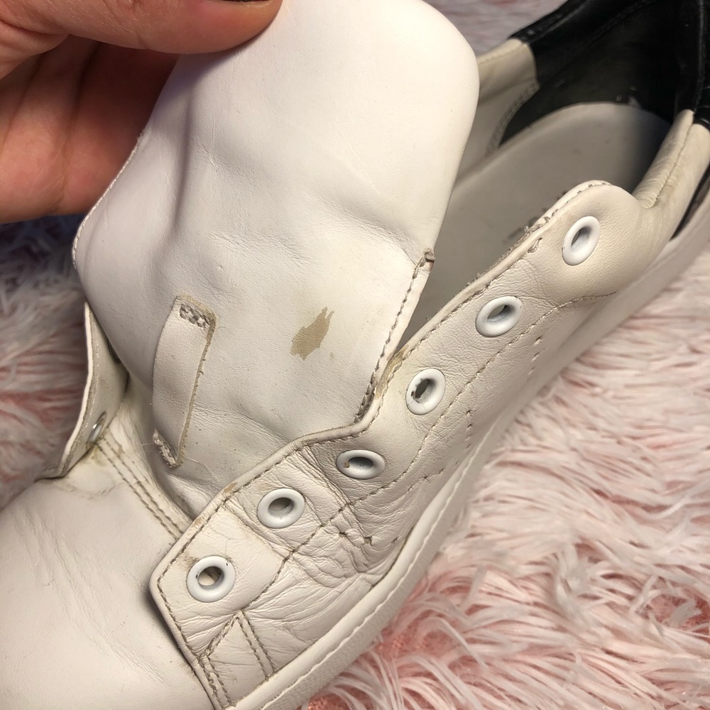 Vince White Leather Sneakers - Picture 10 of 12